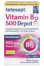 tetesept Vitamin B12 Depot 500Âµg (30 Stk.) – Produktbild