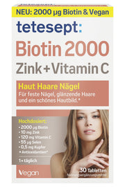 tetesept Biotin 2000 (30 Stk.) 18g – Produktbild