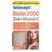 tetesept Biotin 2000 (30 Stk.) 18g – Produktbild