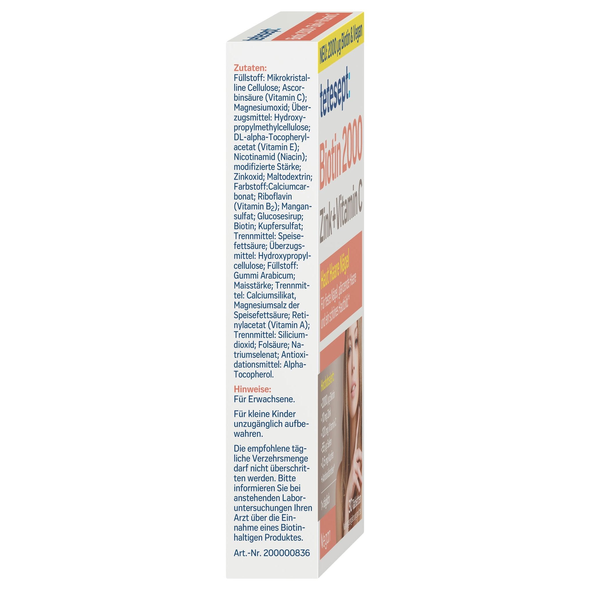 3er Set tetesept Biotin 2000
