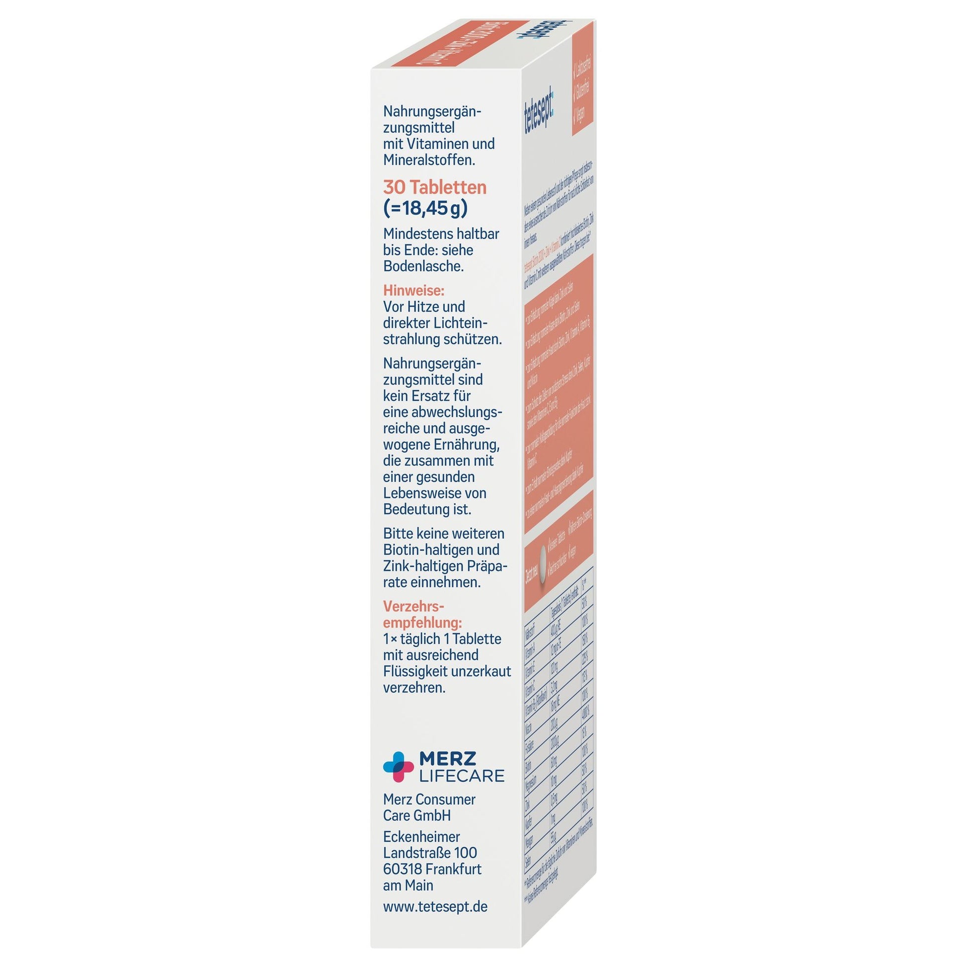 tetesept Biotin 2000 (30 Stk.) 18g – Produktbild