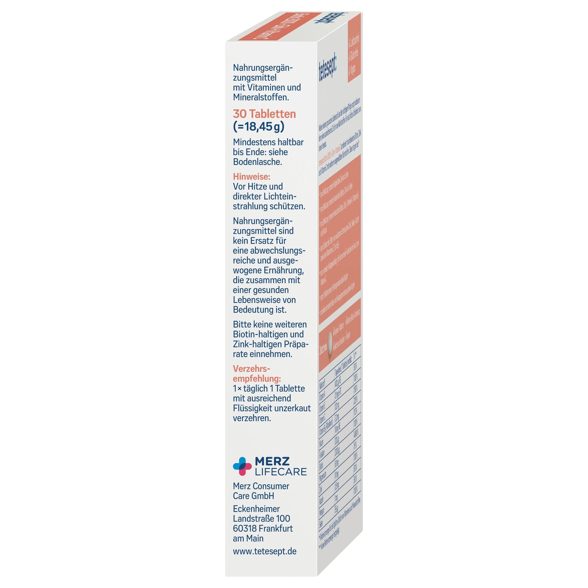 3er Set tetesept Biotin 2000