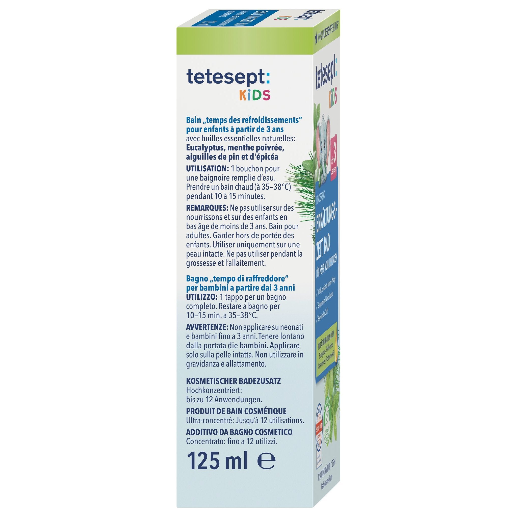 tetesept Kids Kinder Badezusatz Erkältungszeit Bad