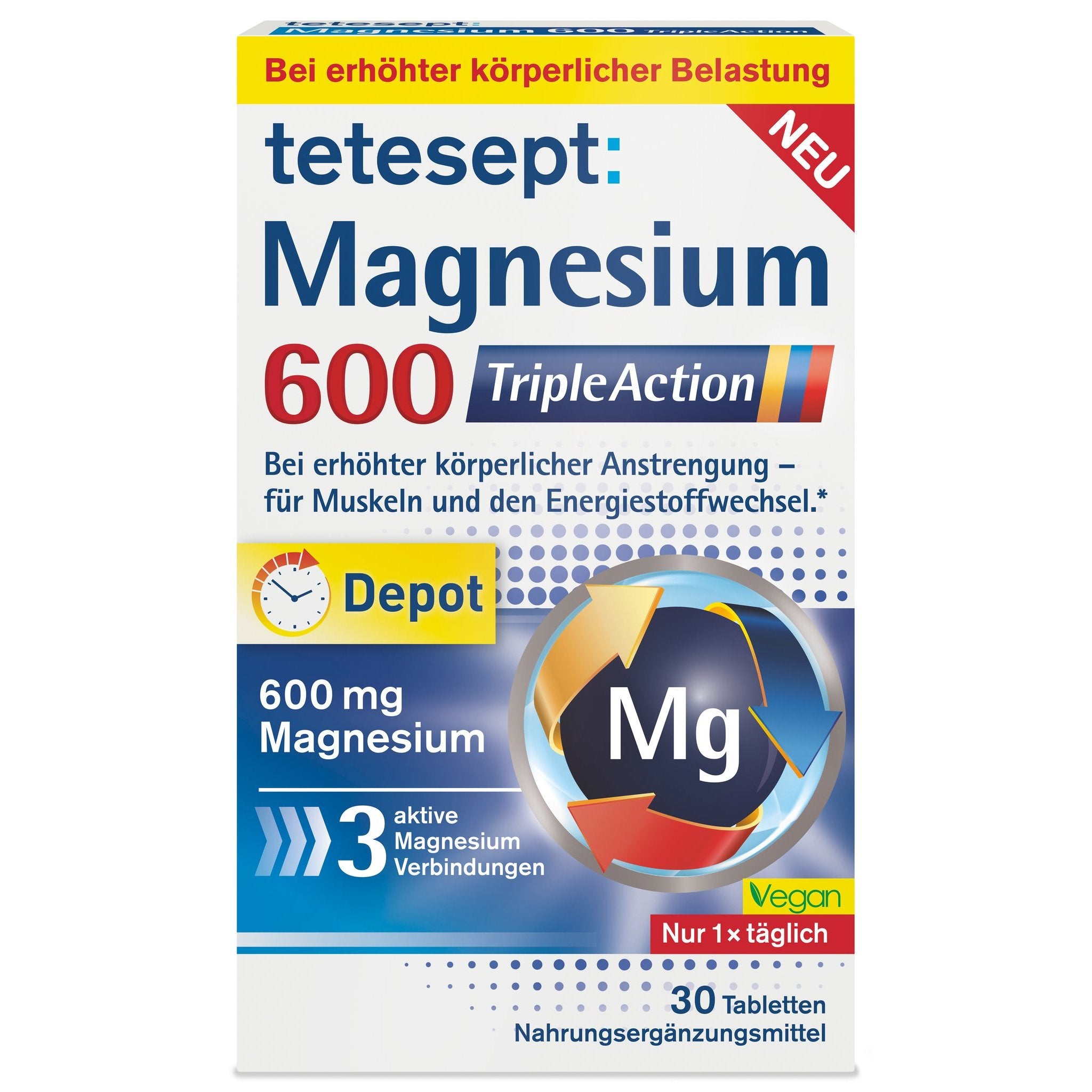 tetesept Magnesium 600 Action