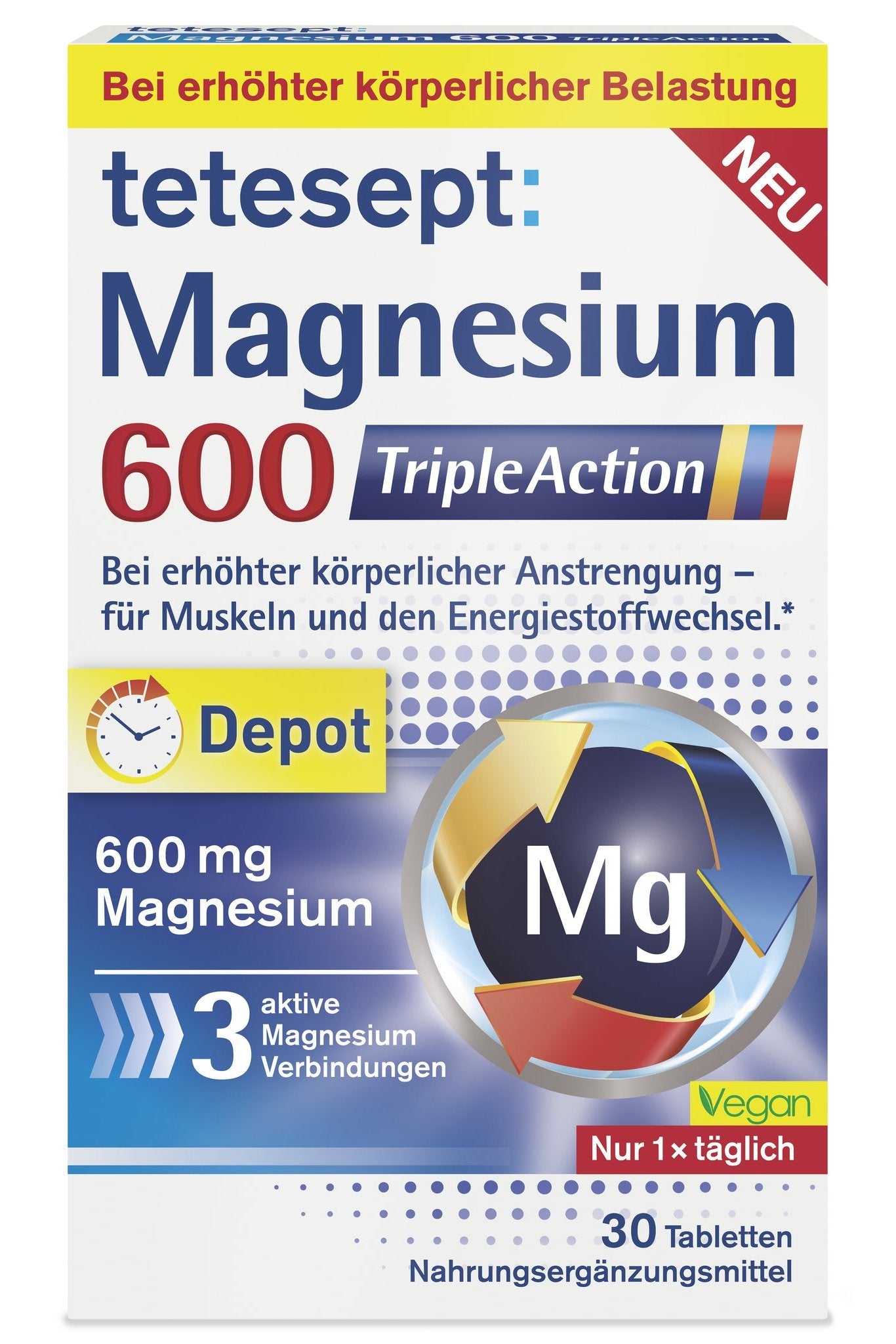 tetesept Magnesium 600 Action