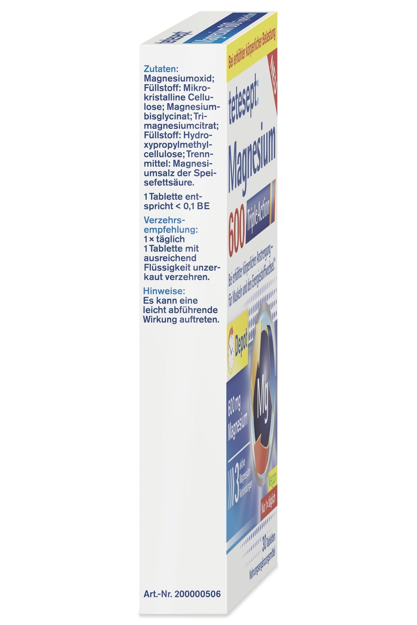 tetesept Magnesium 600 Action