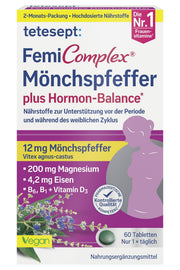 tetesept Femi Complex MÃ¶nchspfeffer (60 Stk.) 44g – Produktbild