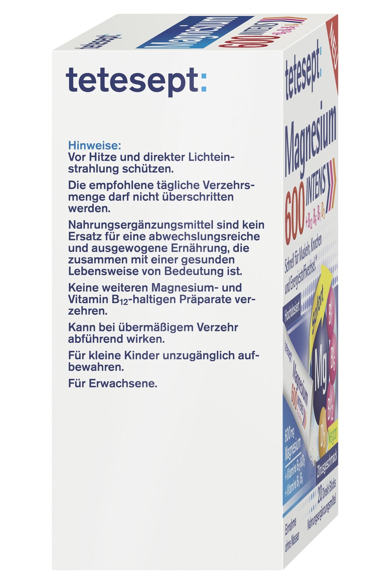 tetesept Magnesium 600 Intens Direkt Stick