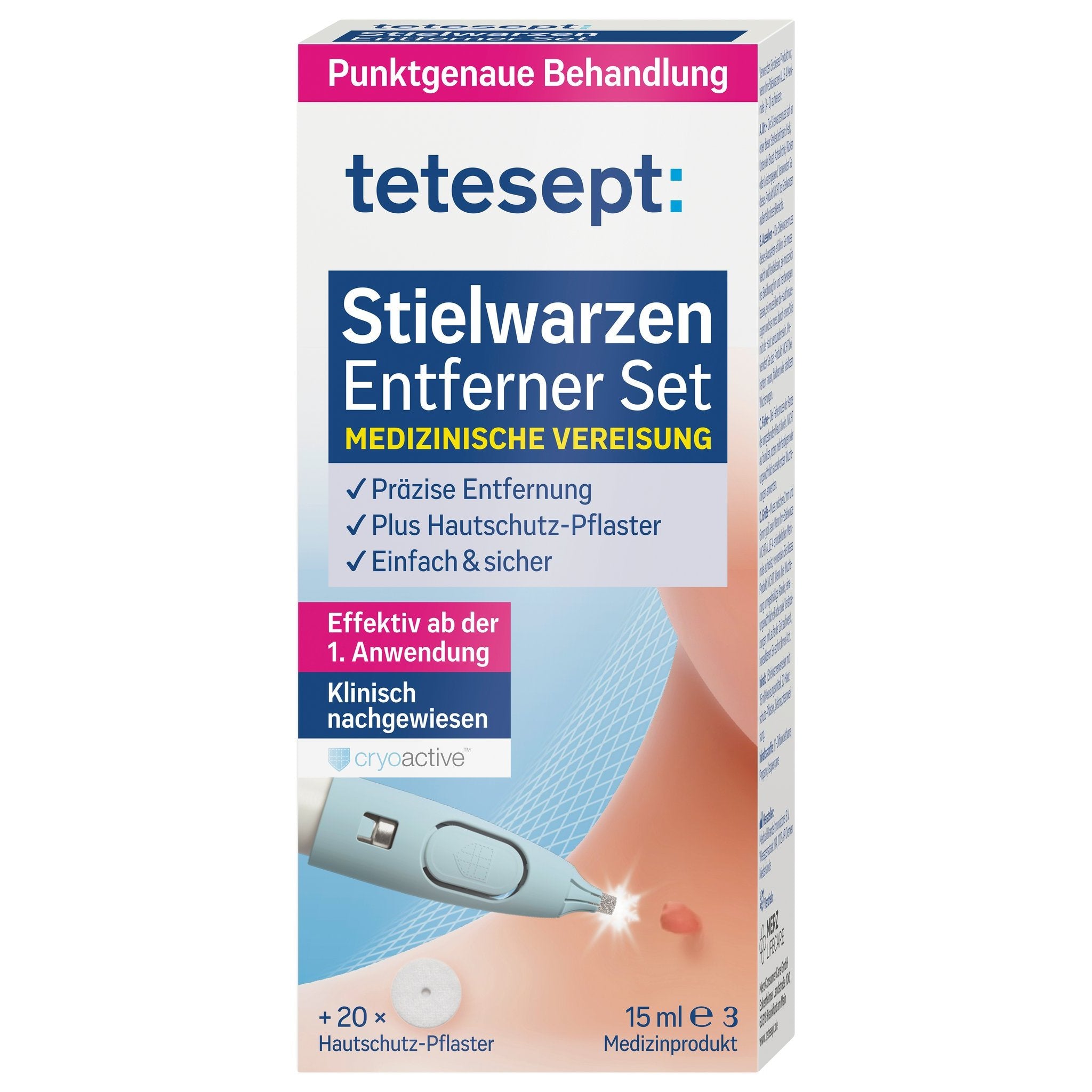 tetesept Stielwarzen Entferner Set