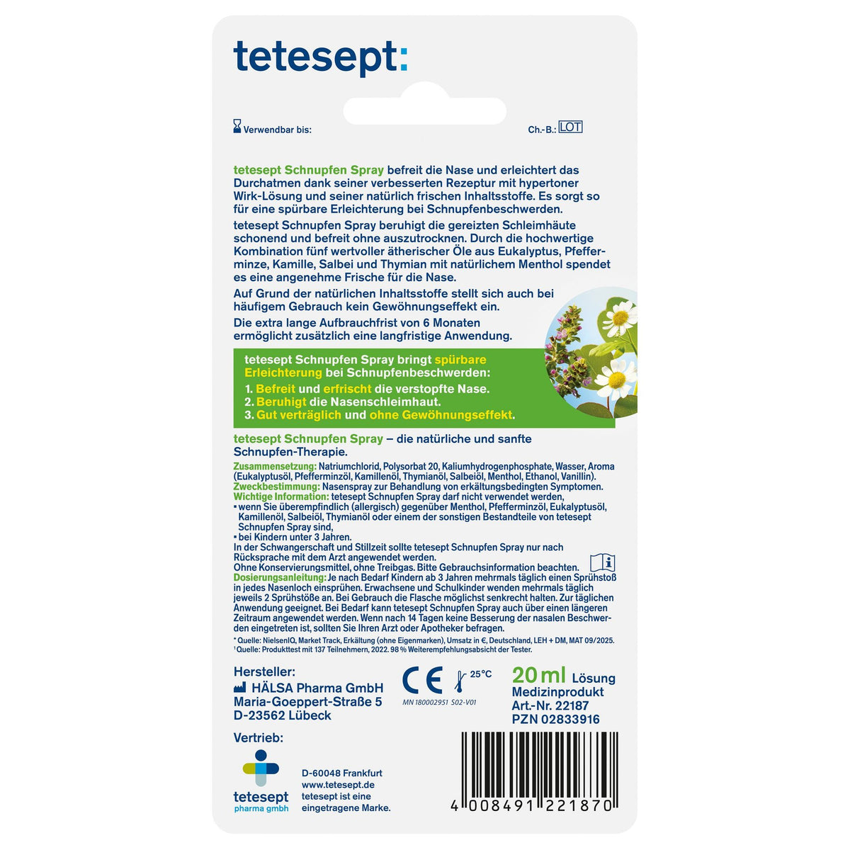 tetesept Schnupfen Spray