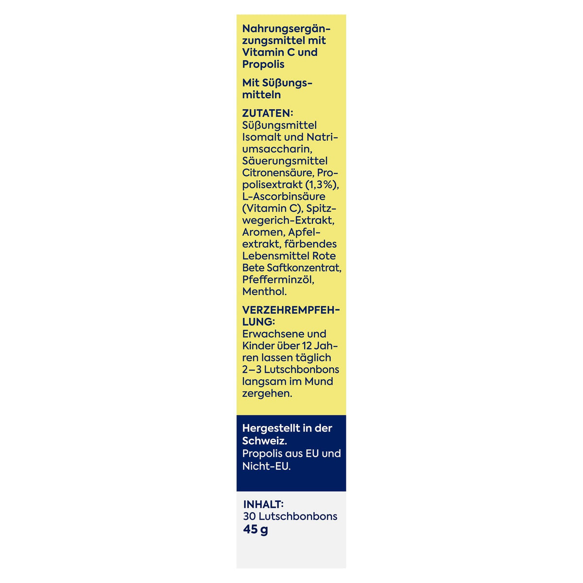 6er Set Zirkulin Propolis Husten-Bonbons