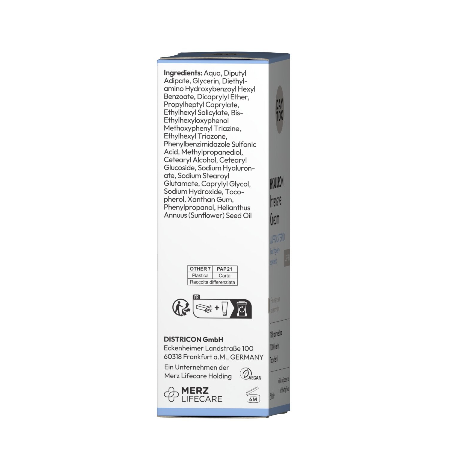 DAYTOX Hyaluron Intensive Cream LSF30