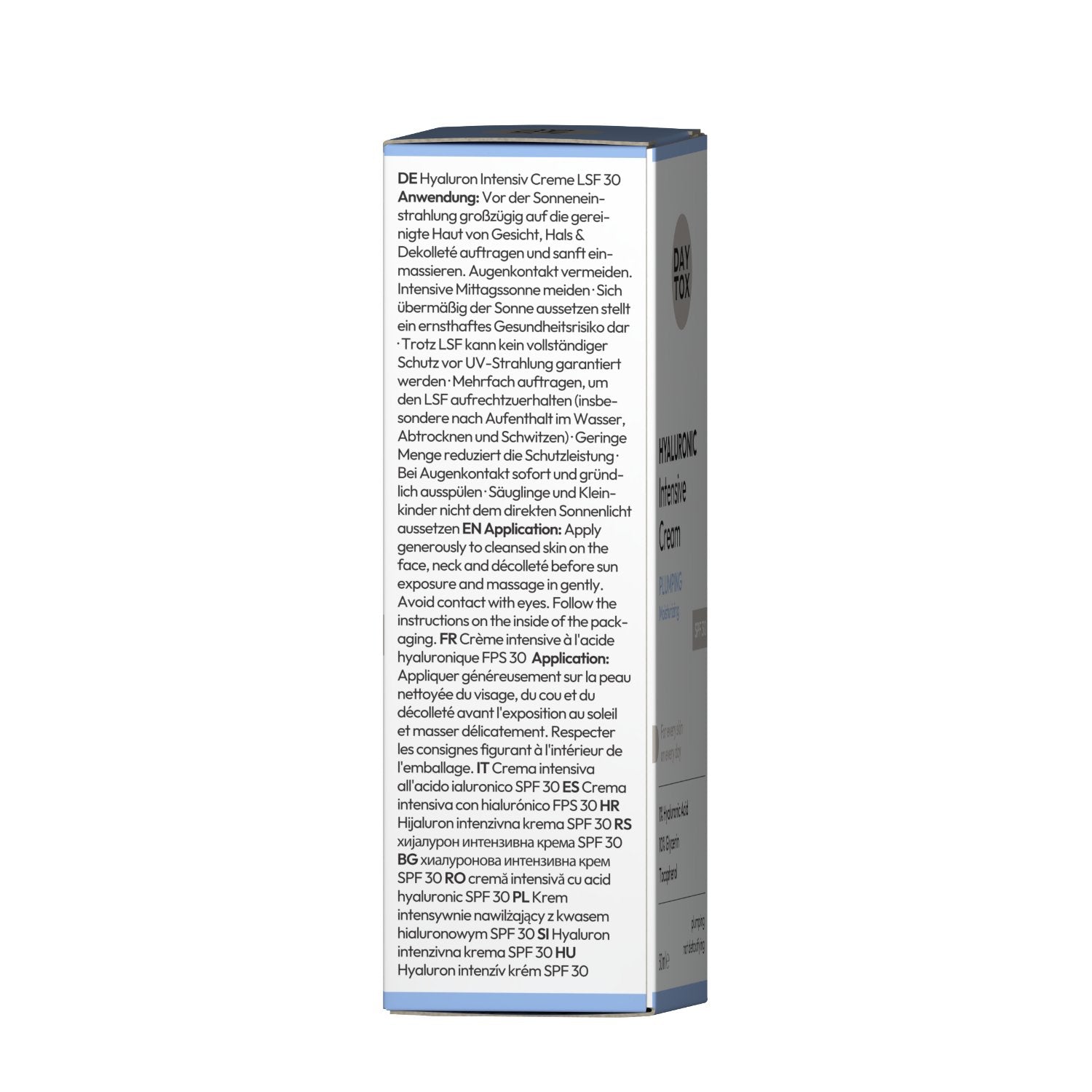 DAYTOX Hyaluron Intensive Cream LSF30