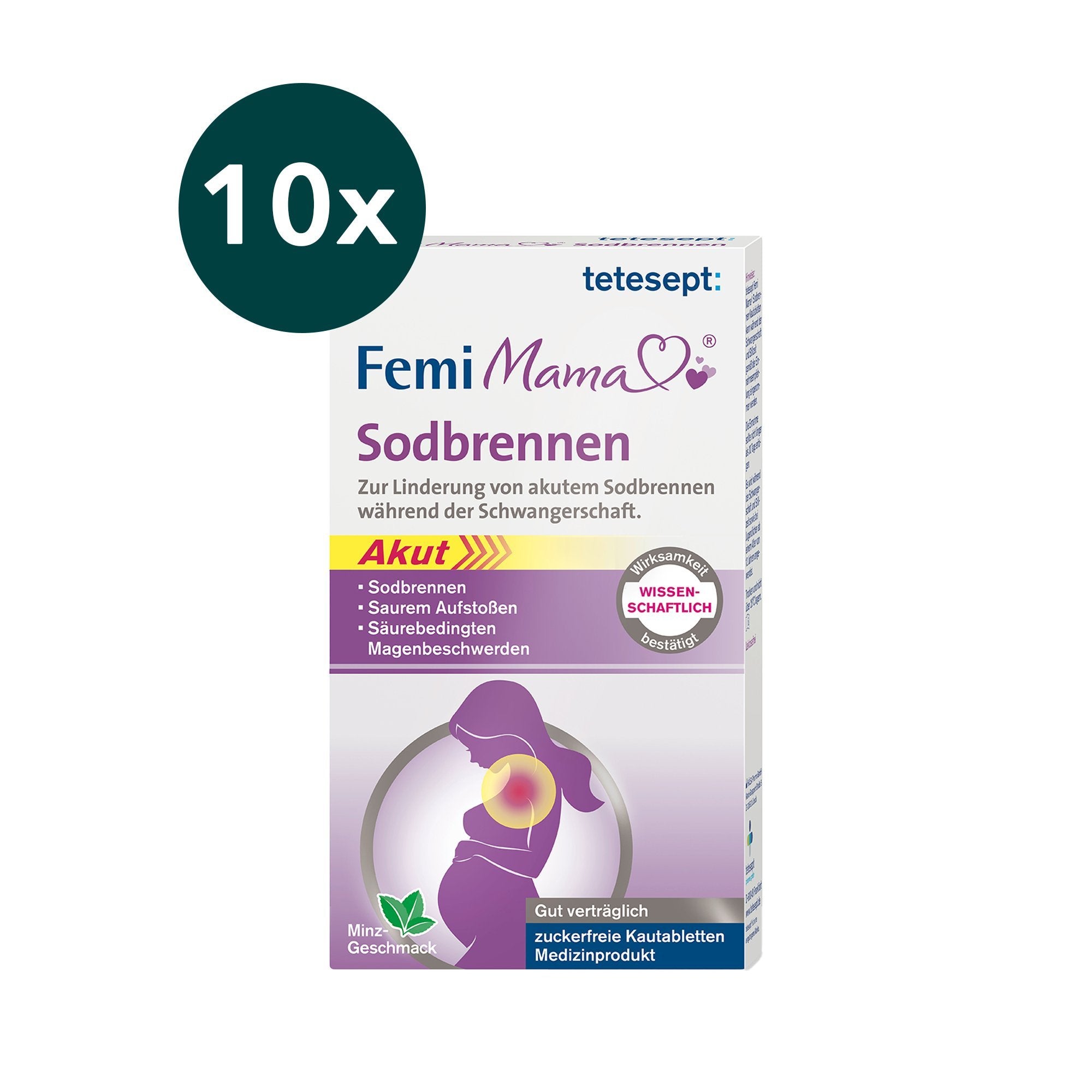 10er Set tetesept Femi Mama Sodbrennen