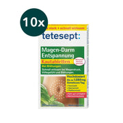 10er Set tetesept Magen-Darm Entspannung Kautabletten