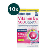 10er Set tetesept Vitamin B12 Depot 500µg