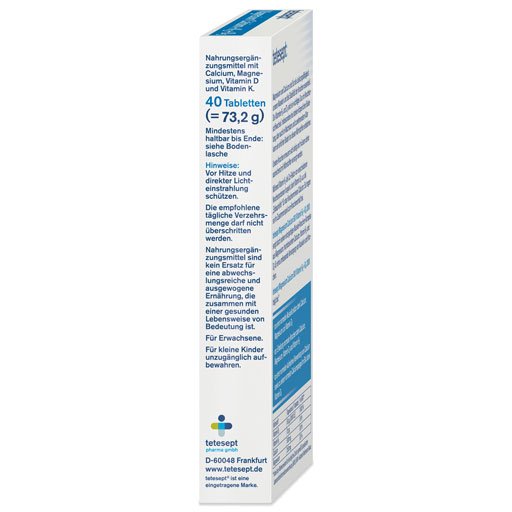 tetesept Magnesium + Calcium 500 + K2 + D3 2000