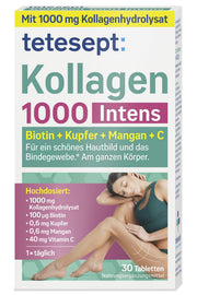 tetesept Kollagen 1000 Intens (30 Stk.) 32,7g – Produktbild