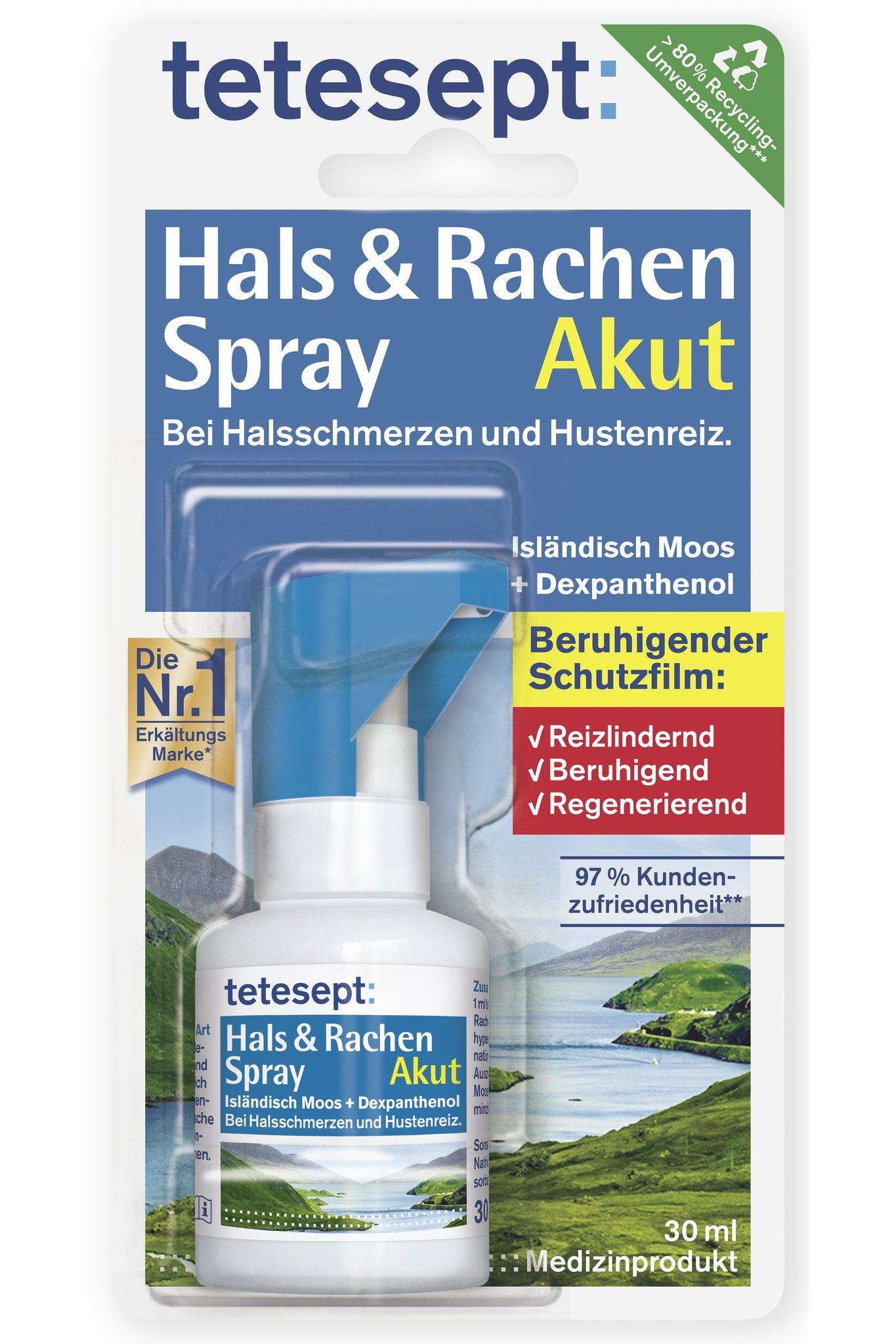 tetesept Hals & Rachen Akut Spray 30ml – Produktbild
