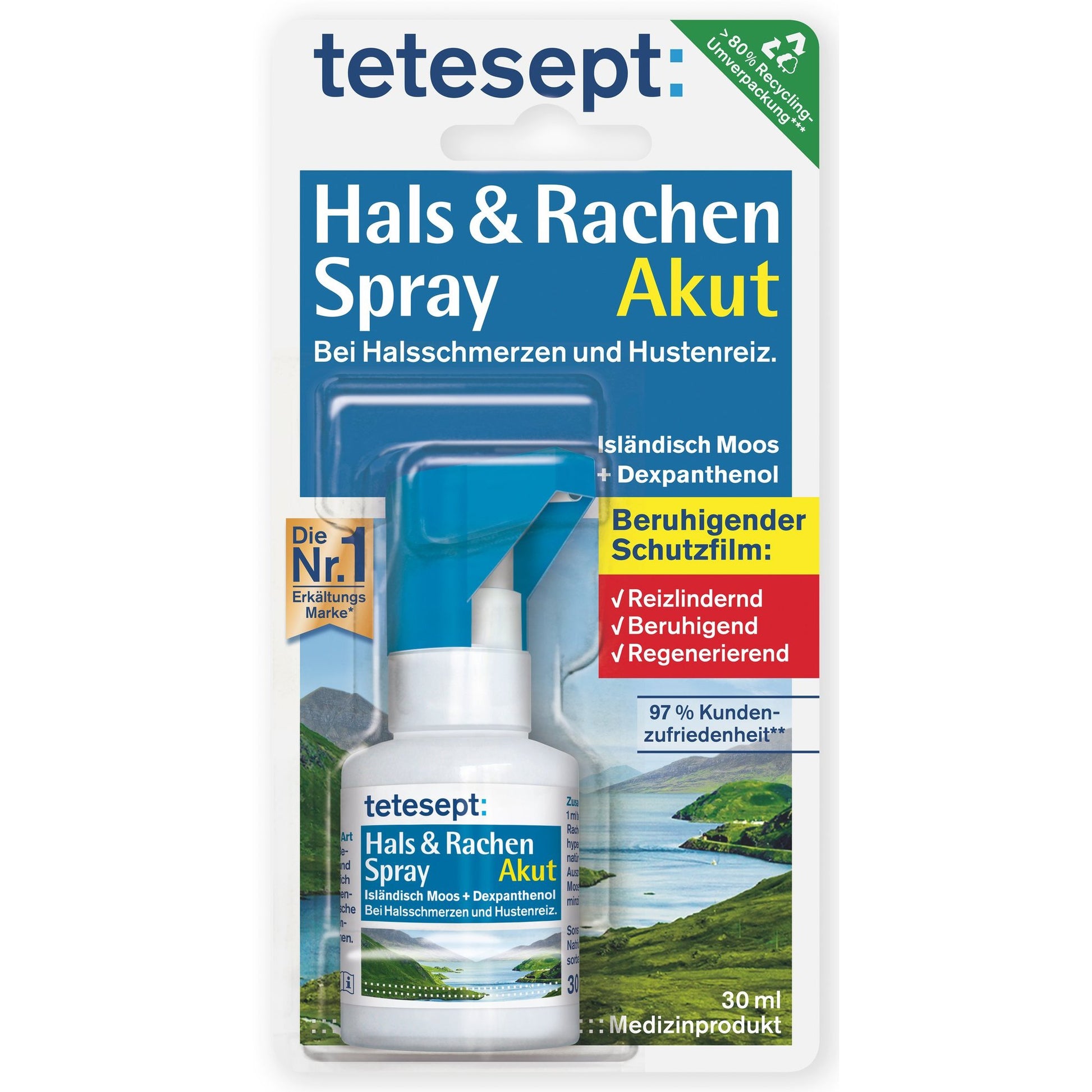 tetesept Hals & Rachen Akut Spray 30ml – Produktbild