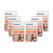 6er Set tetesept Biotin 1000 + Kieselerde
