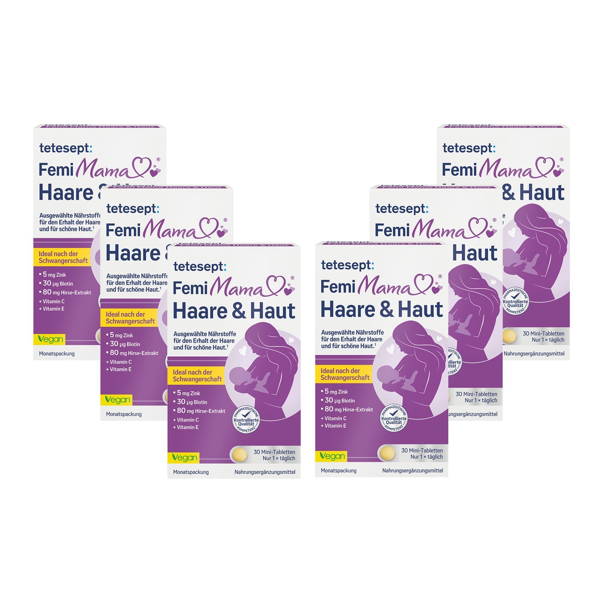 6er Set tetesept Femi Mama Haare & Haut