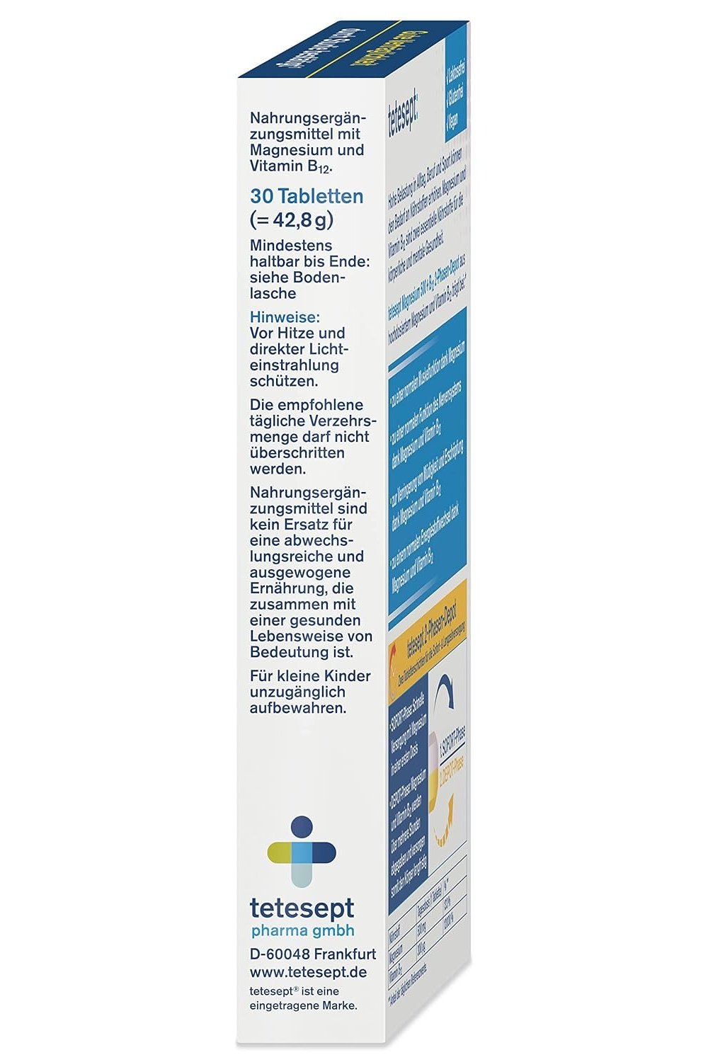 tetesept Magnesium 500 + B12