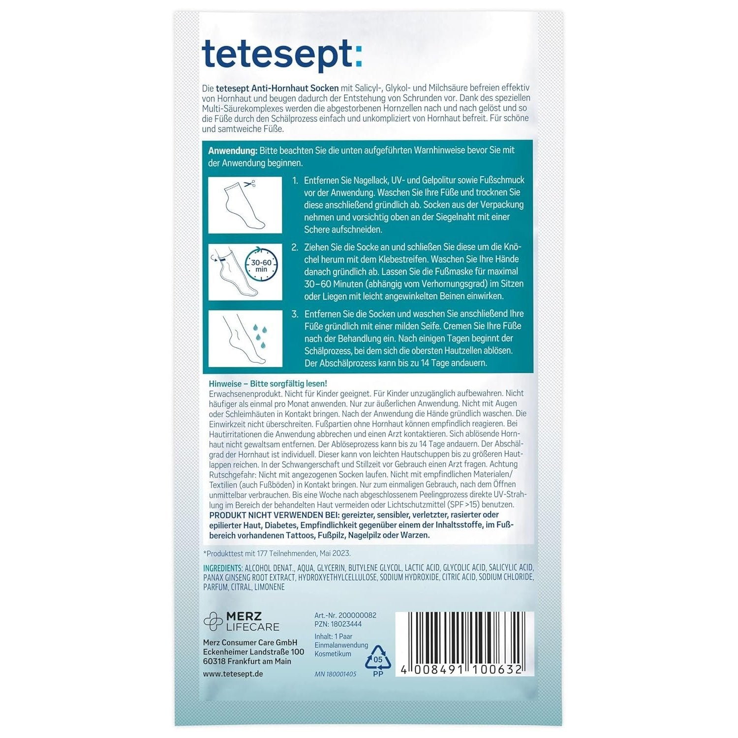 tetesept Anti-Hornhaut Socken