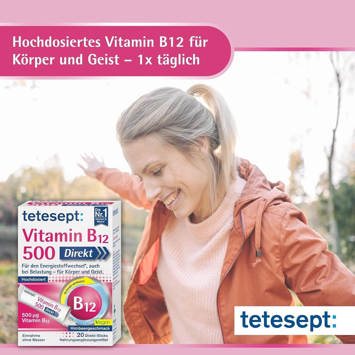 tetesept Vitamin B12 500 Direkt Sticks