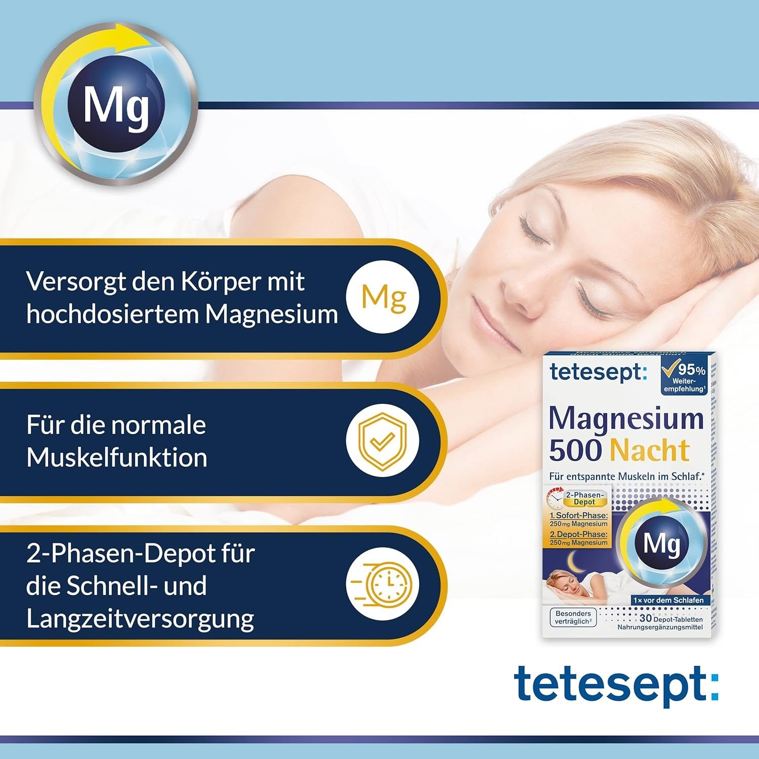 tetesept Magnesium 500