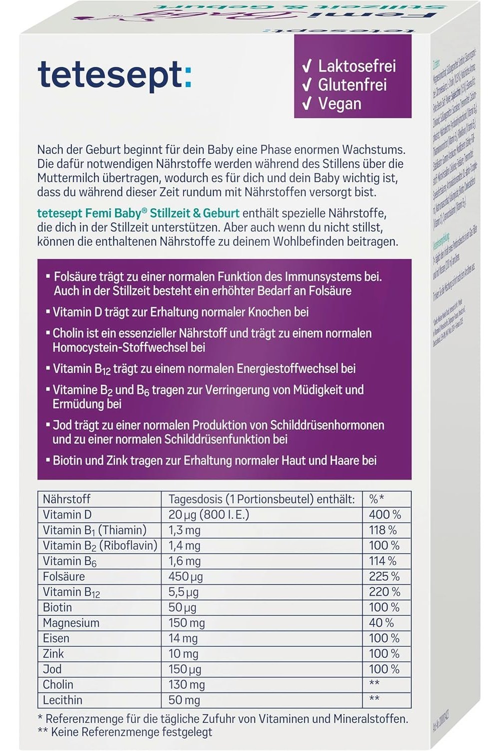 tetesept Femi Baby Stillzeit & Geburt
