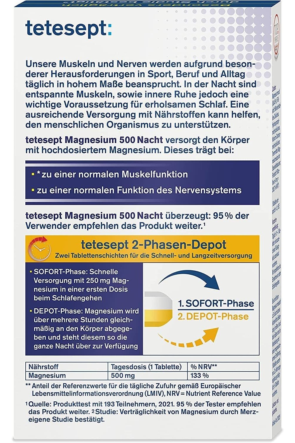 tetesept Magnesium 500