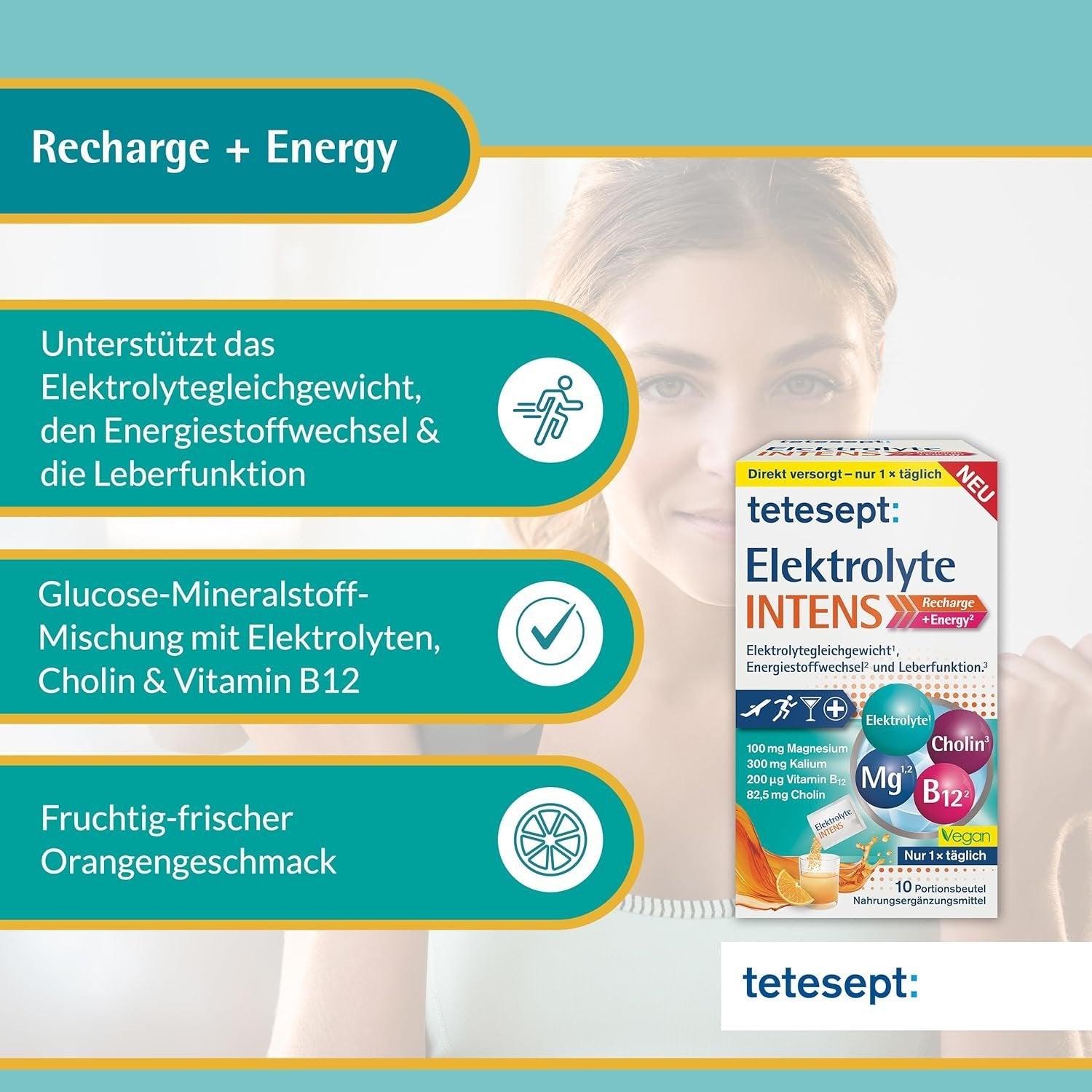 5er Set tetesept Elektrolyte Intens