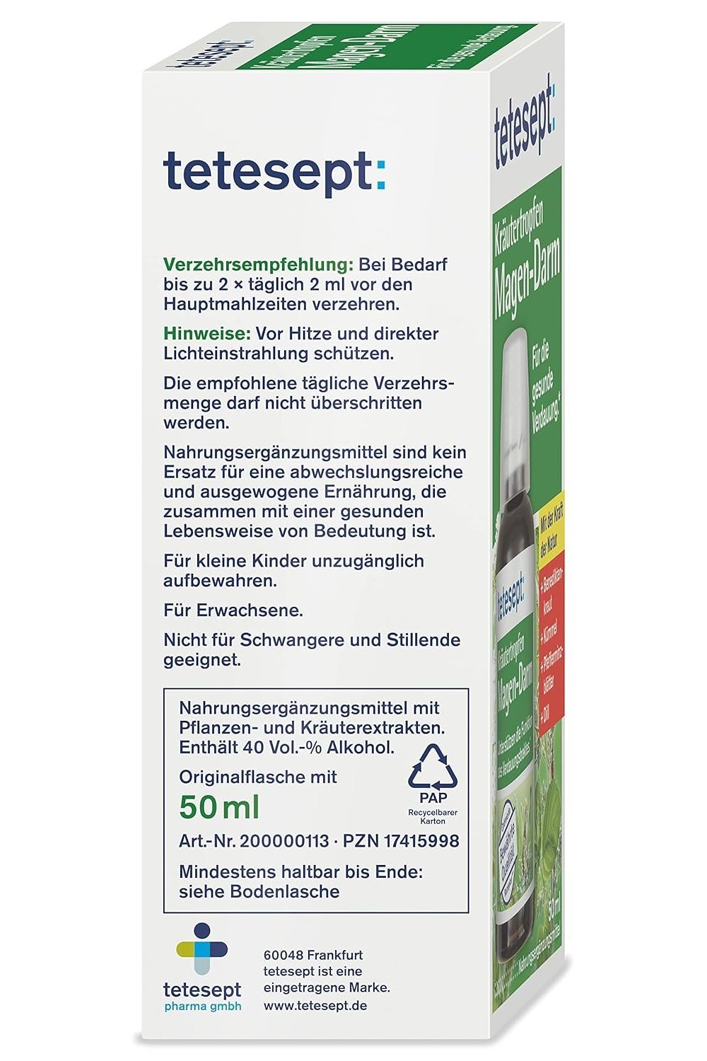 tetesept Kräutertropfen Magen-Darm