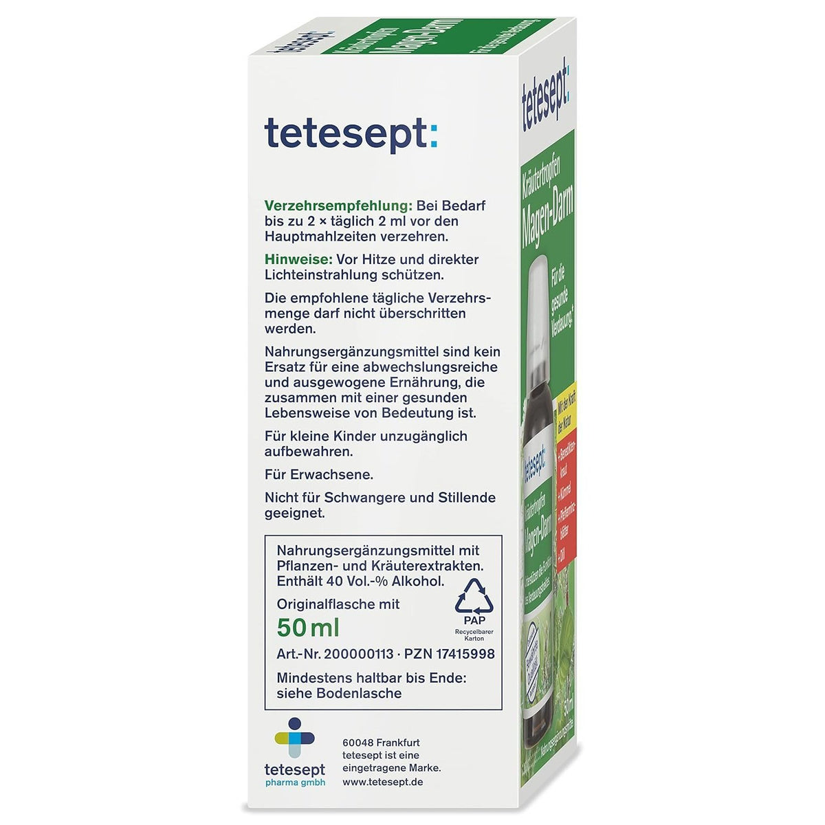 tetesept Kräutertropfen Magen-Darm
