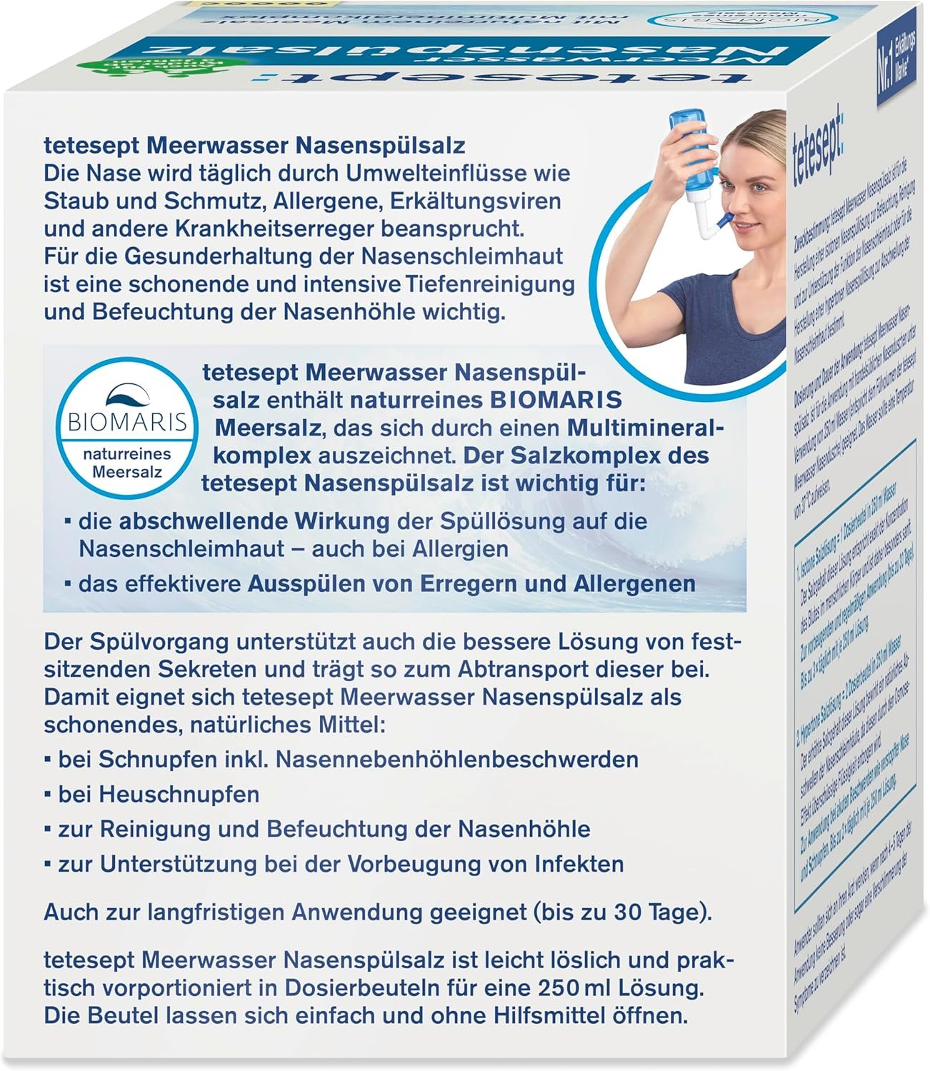 tetesept Meerwasser Nasenspülsalz