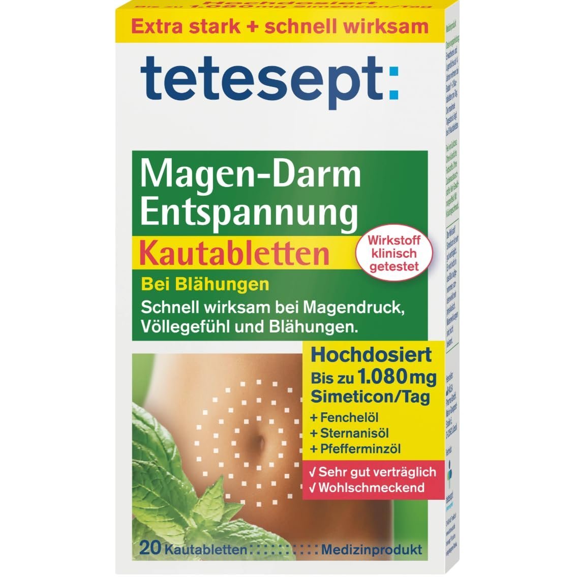 tetesept Magen-Darm Entspannung Kautabletten
