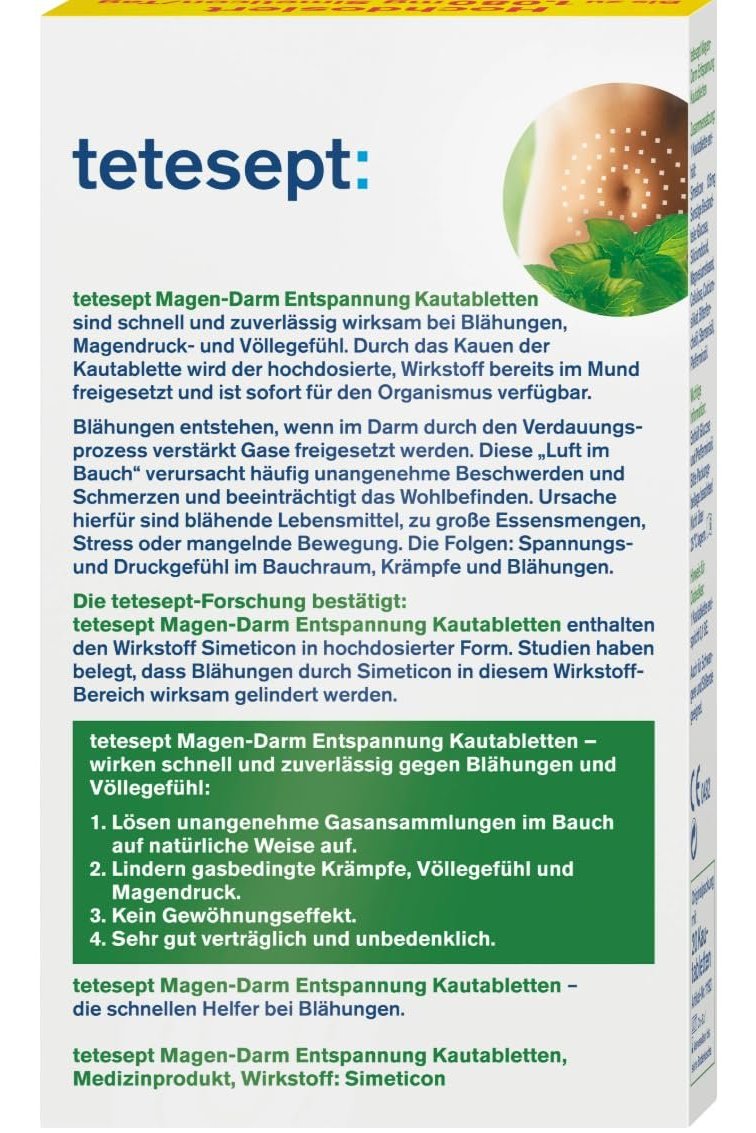 tetesept Magen-Darm Entspannung Kautabletten