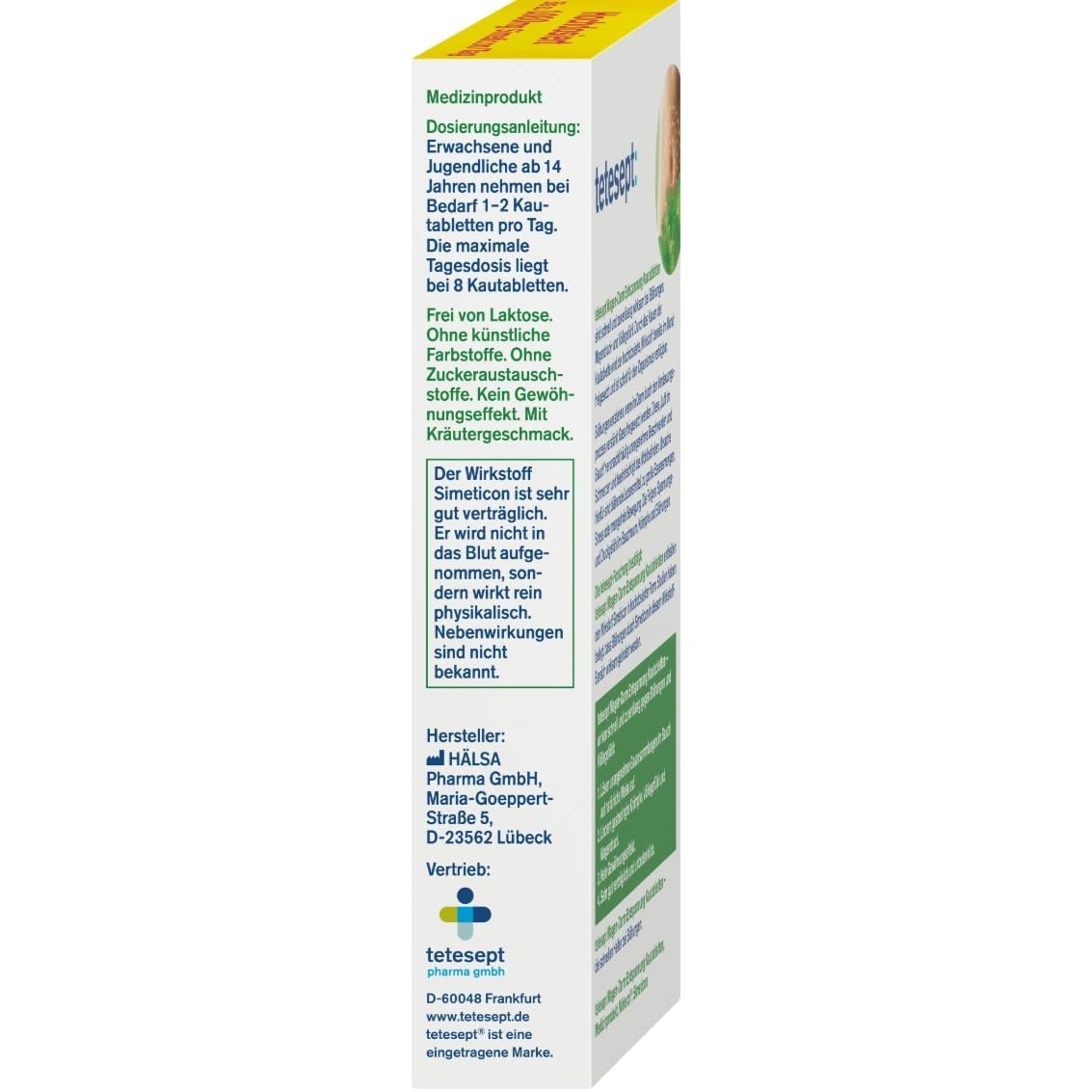 5er Set tetesept Magen-Darm Entspannung Kautabletten
