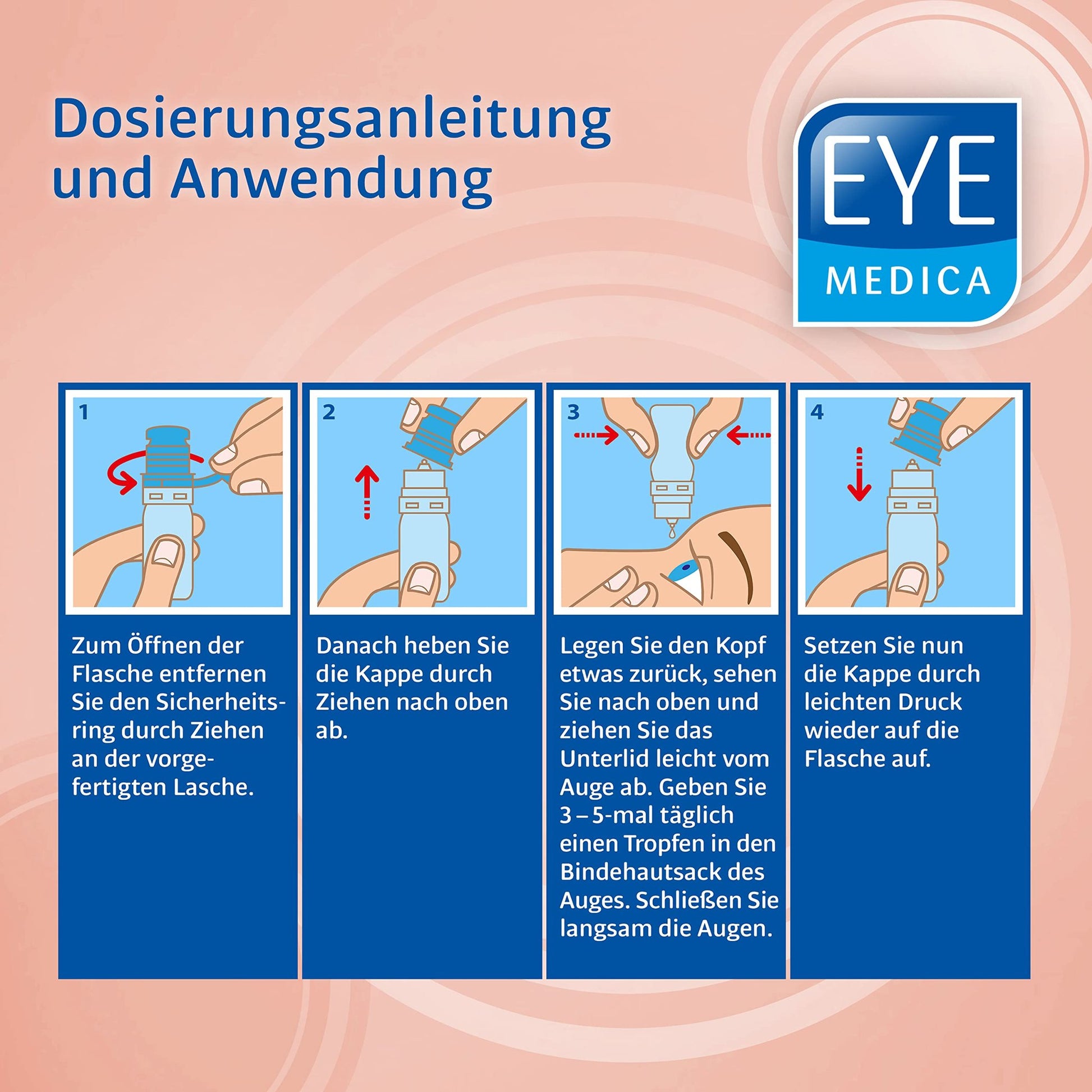 EyeMedica Gereizt+GerÃ¶tet Dexpanthenol 10ml – Produktbild