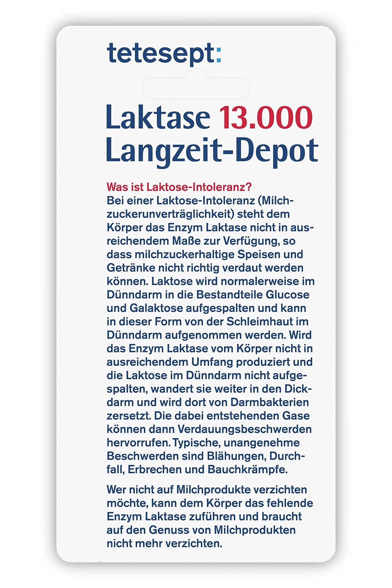 tetesept Laktase 13.000 Langzeit-Depot