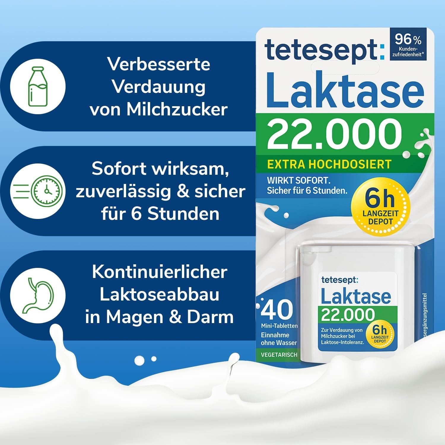 tetesept Laktase 22.000