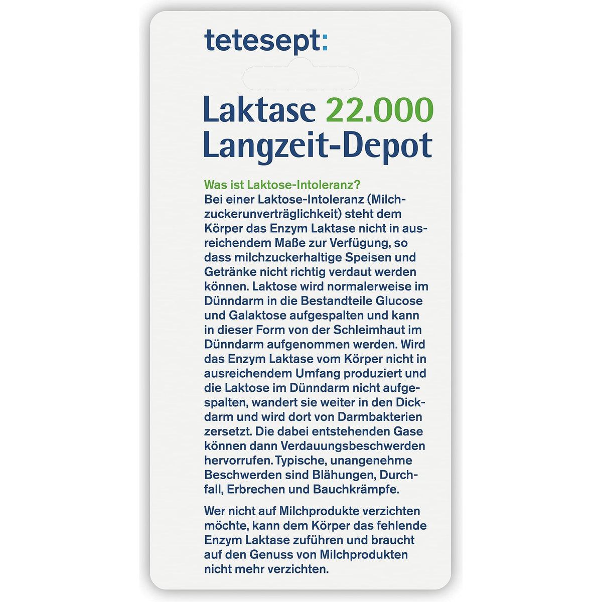 tetesept Laktase 22.000