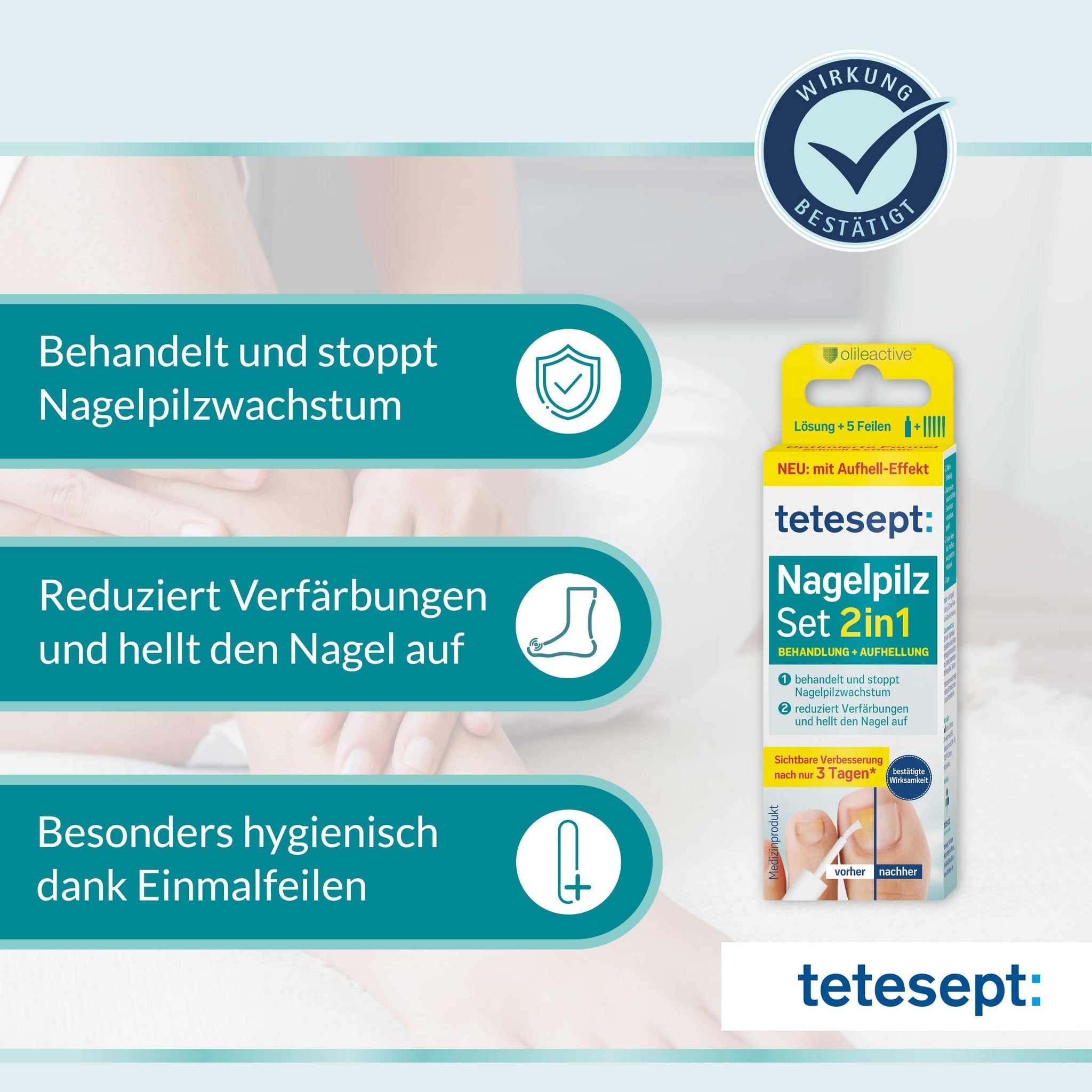 tetesept Nagelpilz Set 2in1