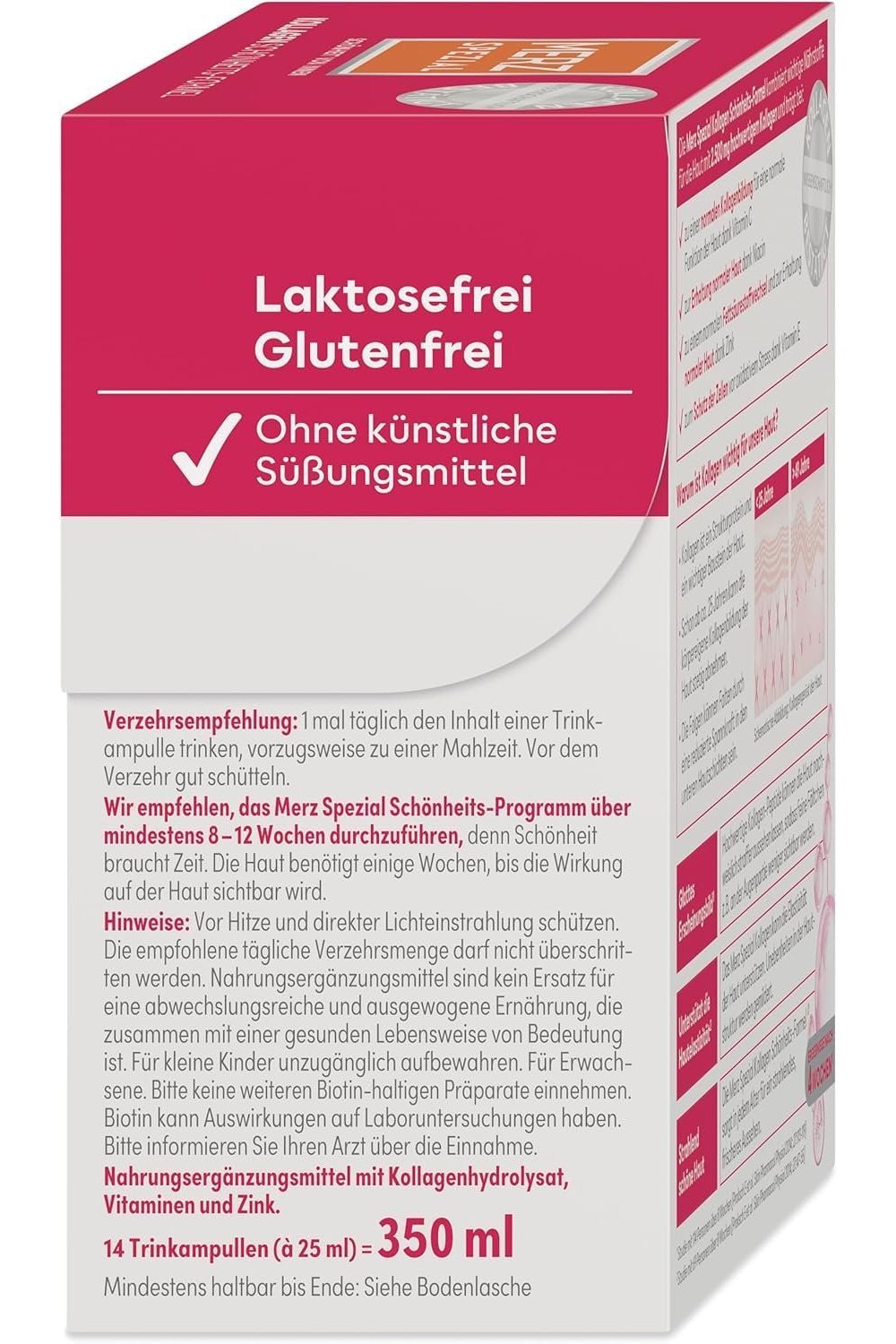 Merz Spezial Kollagen Schönheits-Formel Trinkampullen