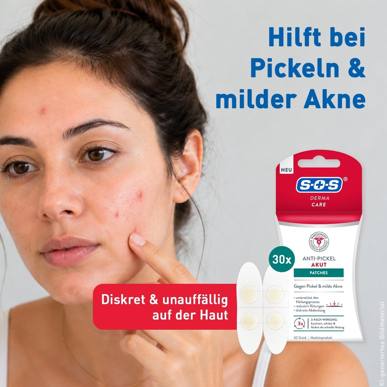 SOS Derma Care Anti-Pickel Patches AKUT