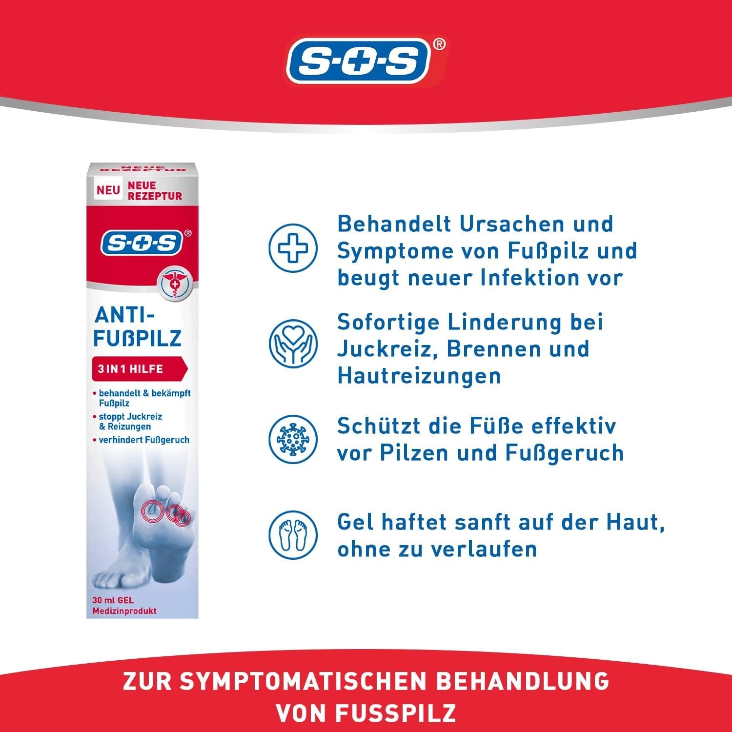 SOS Anti-Fußpilz Gel