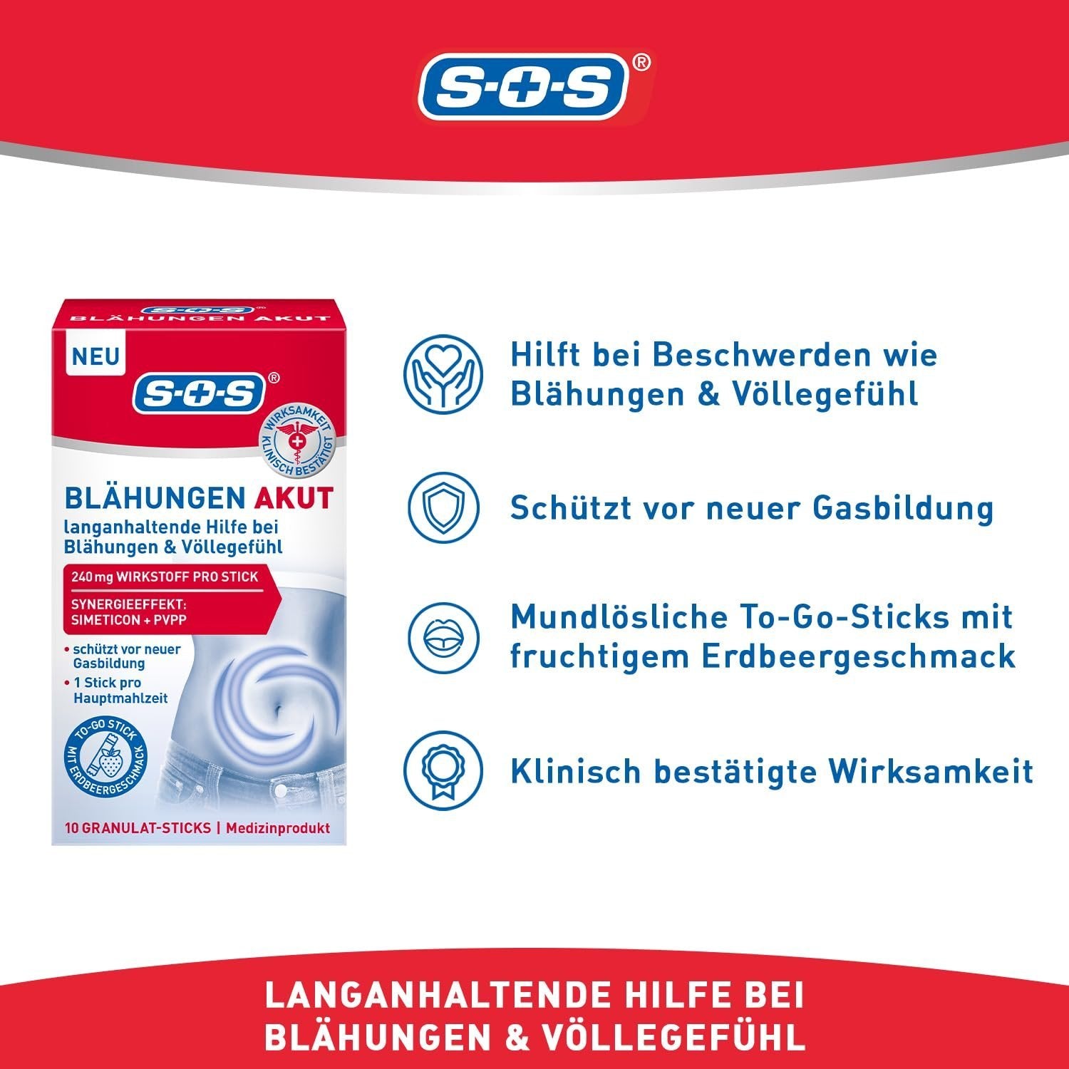 3er Set SOS Blähungen AKUT