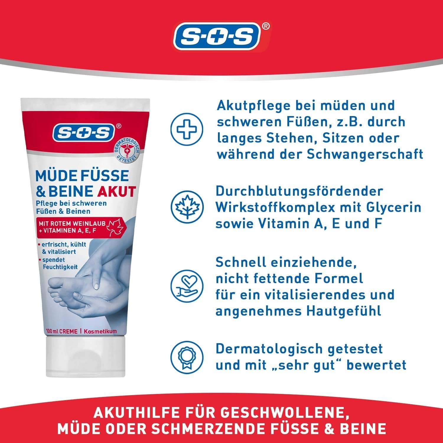 SOS Müde Füße & Beine AKUT