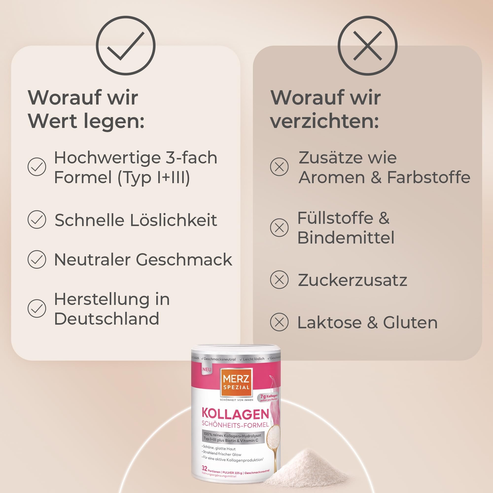 Merz Spezial Kollagenpulver mit Biotin & Vitamin C